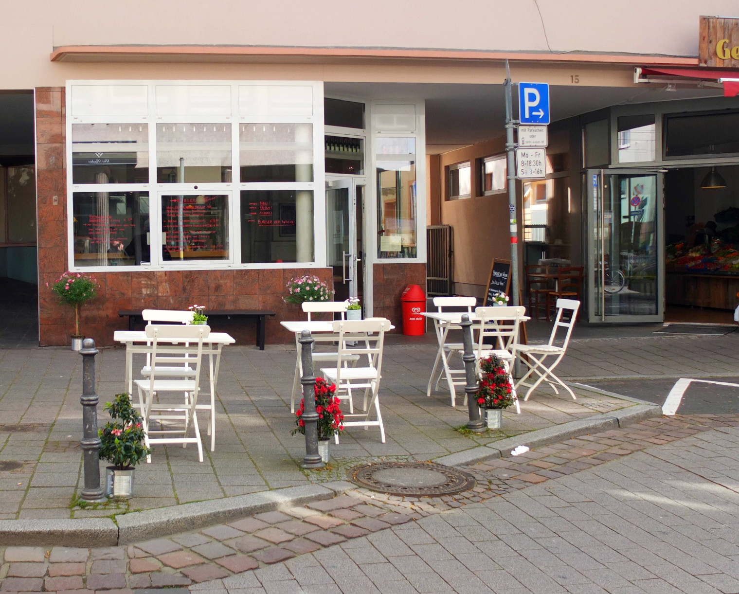 Außenansicht von Tilmanns Bar und Grill, leckere Burger in Darmstadt